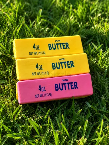 Pack of 3 Salted Butter Sticks squishy (4 oz / 113 g each)