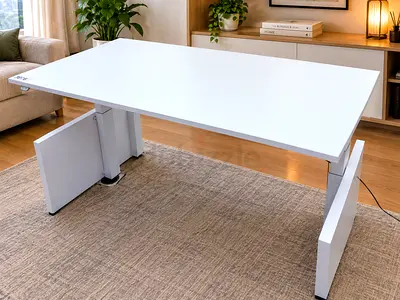Herman Miller White adjustable standing desk