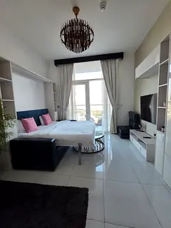 DIRECT FROM OWNER / FURNISHED STUDIO / MIRACLE GARDEN VIEW / ARJAN / HIGH FLOOR / FROM 10th OCT AVL