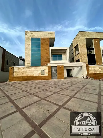 🏡 Villa for rent in Al Yasmin, next to the park | Ground floor, first floor, and roof | 5 bedrooms + living room and majlis | 130,000 (negotiable) 💸
