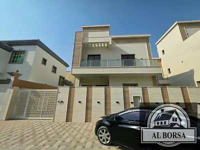 🏡 Villa for Rent in Al Yasmeen 5 Master Bedrooms Maid's Room 2 Living Areas Majlis Rooftop Terrace Price: AED 120,000 per year (2 installments)