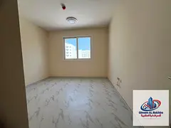 1st tenant, nice sea view 1BR for rent in Al Majarra, central AC & gas, easy payment, owner maintena