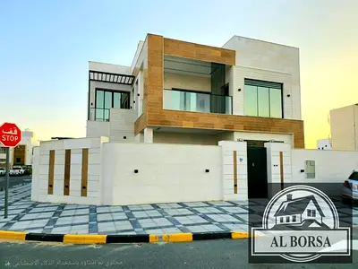 # 🏡 For Rent | Luxury Corner Villa with 5 Master Bedrooms and Central Air Conditioning in Al Zahia – Ajman | Elegant Design | Only AED 120,000 in 4 i