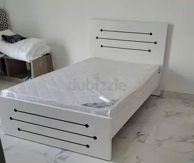 DOUBLE BED WITH MATTRESS 120X190 CM