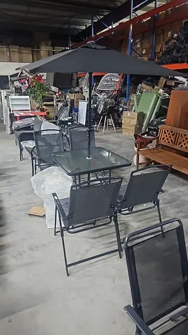 Umbrella garden set