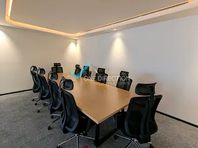 Furnished Office for Rent | 5 Glass Cabins | Spacious Layout