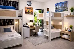 bed space with balcony work station fridge all bills inclusive professional only