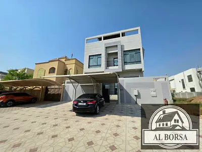 🏡فيلا راقية للإيجار في الزاهية عجمان – تتكون من 5 غرف ماستر ومجلس وصاله