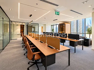 Furnished Office | Partitioned | 9 Parking Spaces