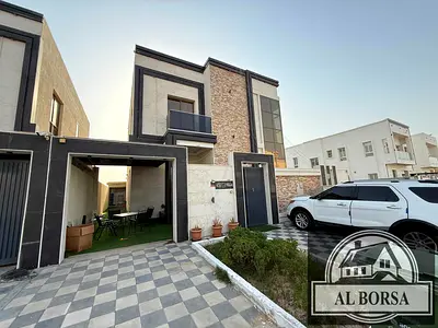 🏡🔥 Villa for rent in Al Helio 2 | 5 master bedrooms + majlis, 2 living rooms, and maid's room | AED 115,000