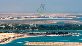 Three Bedroom Apartment for Annual Rent in Al Mamzar Sharjah with Open Sea View Four Bathrooms Mast