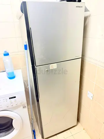 Refrigerator Hitachi Inverter Good condition used small family