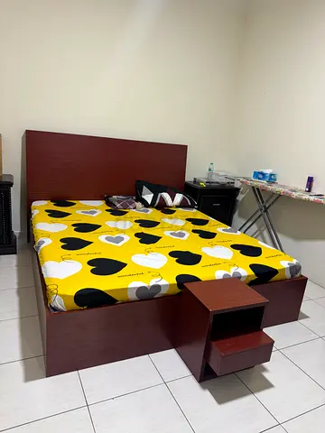 Queen size bed with mattress for sale