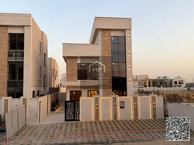 شامل رسوم التسجيل والتمليك وقابل للتفاوض! | فيلا فاخرة 3 طوابق بتشطيب سوبر ديلوكس في الحليو 2 - عجمان  فرصة استثنائية لتملك فيلا راقية بأسلوب معماري ح