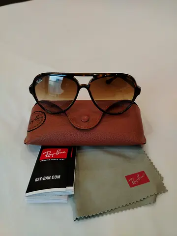Ray-Ban 4125 CATS 5000 Sunglasses with Case and Cloth