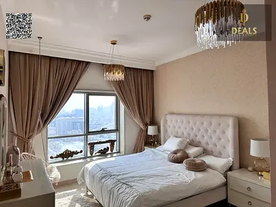 HIGH-FLOOR 2-BEDROOM FULLY FURNISHED APARTMENT FOR RENT | AJMAN | AED 60,000
