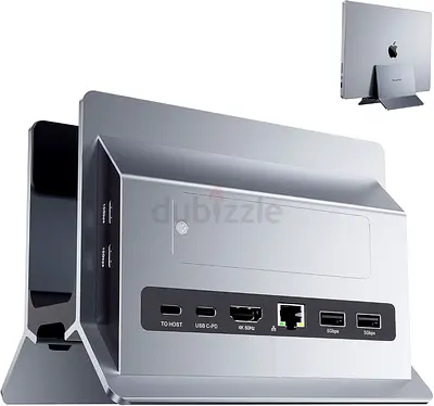 Pulwtop Vertical MacBook Docking Station Docking Station with M.2 NVMe case