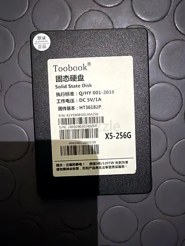 Toobook X5 256GB SATA Internal SSD - Used