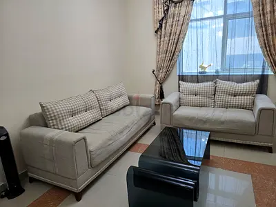 Light grey 4-piece sofa set with cushions - all pieces can open and be sofa bed + storage