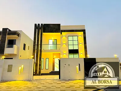 فيلا للإيجار في الحليو 2 – عجمان | تصميم عصري وتشطيب فاخر مكونة من 4 غرف ماستر مع مجلس وصالة كبيرة للعائلات_ اول ساكن