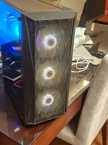 Gaming pc 4060ti with 32 gb ram and 1 tbdesktop Tower with RGB Front Fans, Tempered Glass Side Panel