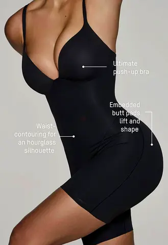 Black Skims Bodysuit