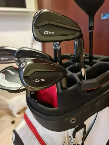 PING G710 Iron Set (5-SW) - Blue Dot, Reg Flex + Arccos Smart Grips
