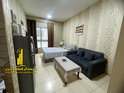 Luxury Studio | Fully Furnished | Distinctive view | For Monthly Rent | In a prime location in Ajman– All Bills & Wi-Fi Included