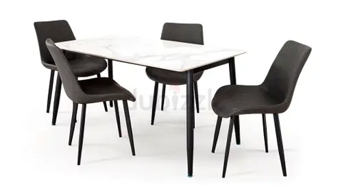 Premium Quality Marble Top Dining Set 4 Seatr