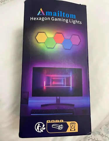 Amaltom Hexagon Gaming Lights - RGB Wall Panels