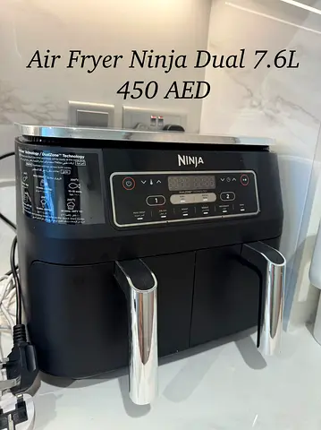 Air Fryer Ninja DualZone 7.6L - Dual Basket, Perfect Condition. New