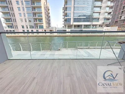 Duplex Furnished 2BR with Canal View with Shared Pool GYM in Raha Lofts1