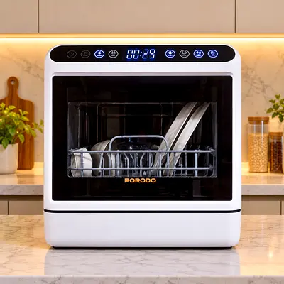 Porodo Portable Countertop Dishwasher