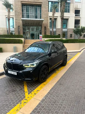 BMW X5M Competition 2021 | GCC Spec | Black on Red | 625HP