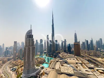 Burj Khalifa View, Premium 3BR + Maid, Furnished