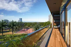 Furnished 1BR Apartment | Downtown City View | Rooftop Pool Access