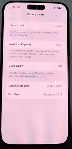 Iphone 15pro max - 256GB