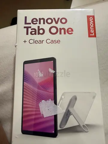 Lenovo Tab One tablet with clear case (boxed)
