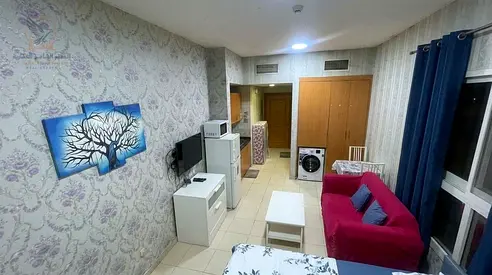 Cozy furnished studio apartment for monthly rent with neat furniture high speed internet and all ut