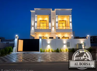 🏡 Brand new villa for rent in Al Helio | 6 master bedrooms | Majlis and living room | Maid's room + roof terrace | AED 130,000