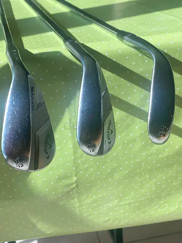 Callaway Jaws Wedges – 50° Jaws Raw + 54° & 56° Full Toe – AED 900