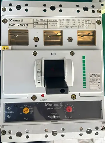 Moeller NZM 10-630 N Molded Case Circuit Breaker 630A
