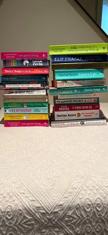 Mixed collection of fiction books