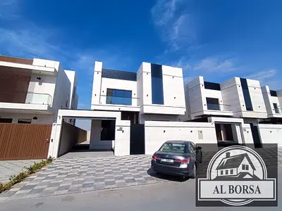 🏡 Villa for rent in Al Helio 2, Gardens 3 project | 5 bedrooms | Majlis and living room | Maid's room | Central air conditioning | Wardrobes and balc