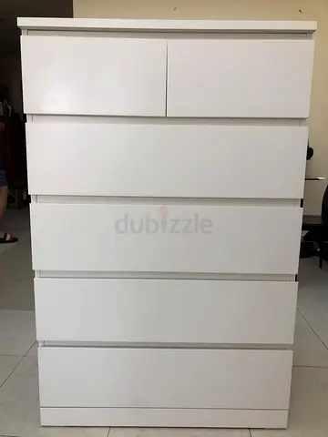 IKEA white 6-drawer chest / dresser in good condition