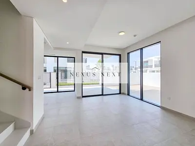 Single Row 3BR Villa | Park View | Premium Location | The Valley | Near Golden Beach