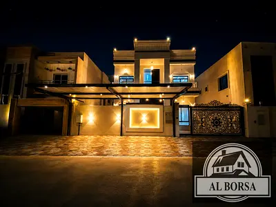 Luxury Villa for Sale in Al Yasmin – Modern Design with Swimming Pool and Roof, Electricity installed