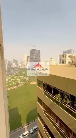 Excellent two-bedroom apartment with a living room in Al Majaz 2.