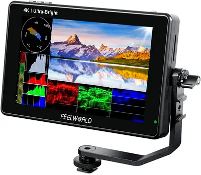FEELWORLD LUT7S SDI 7 INCH 2200NIT ULTRA BRIGHT TOUCHSCREEN DSLR CAMERA FIELD MONITOR WITH WAVEFORM