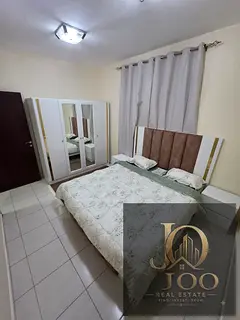 Furnished 1-bedroom apartment in Al Rashidiya 3 for AED 3,700 monthly, all-inclusive.